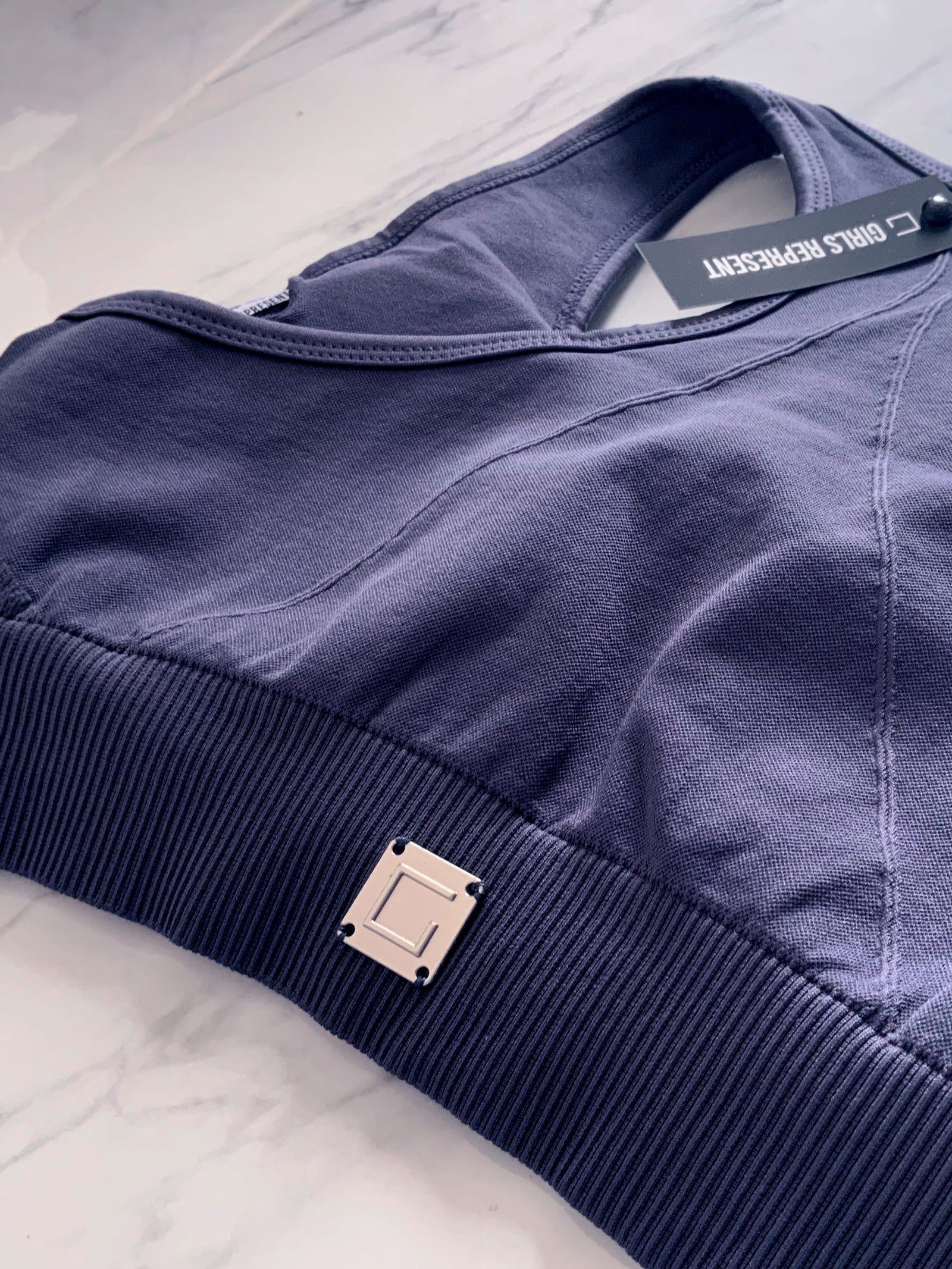 Navy Essential Sports Bra