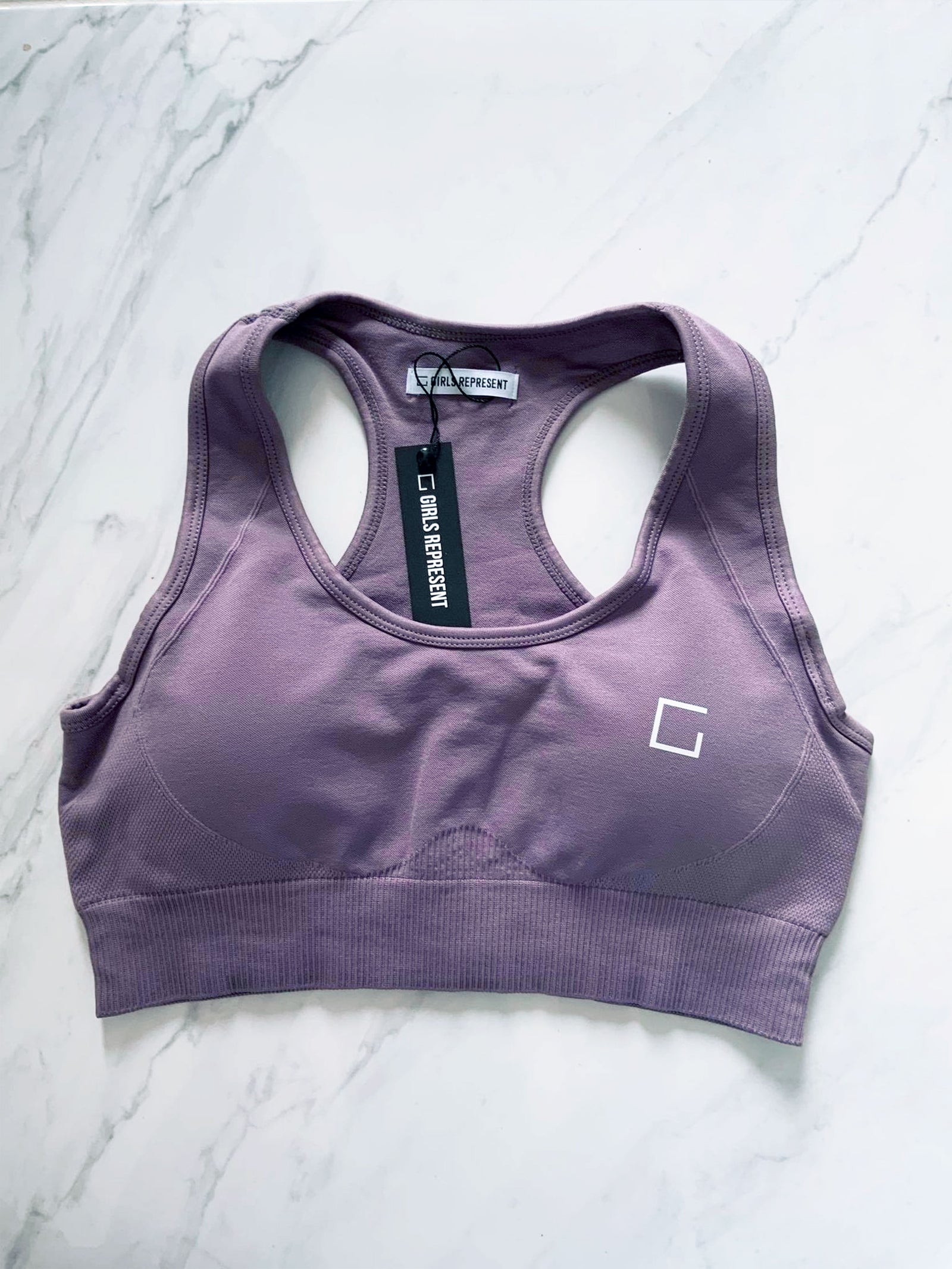 Purple Essential Sports Bra