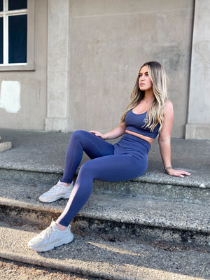 Navy Essential Leggings