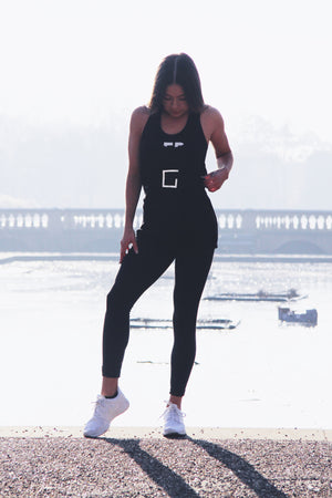 Signature 'G' Boyfriend Stringer (Black)