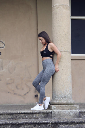 Premium Scrunch Leggings (Dark Grey)